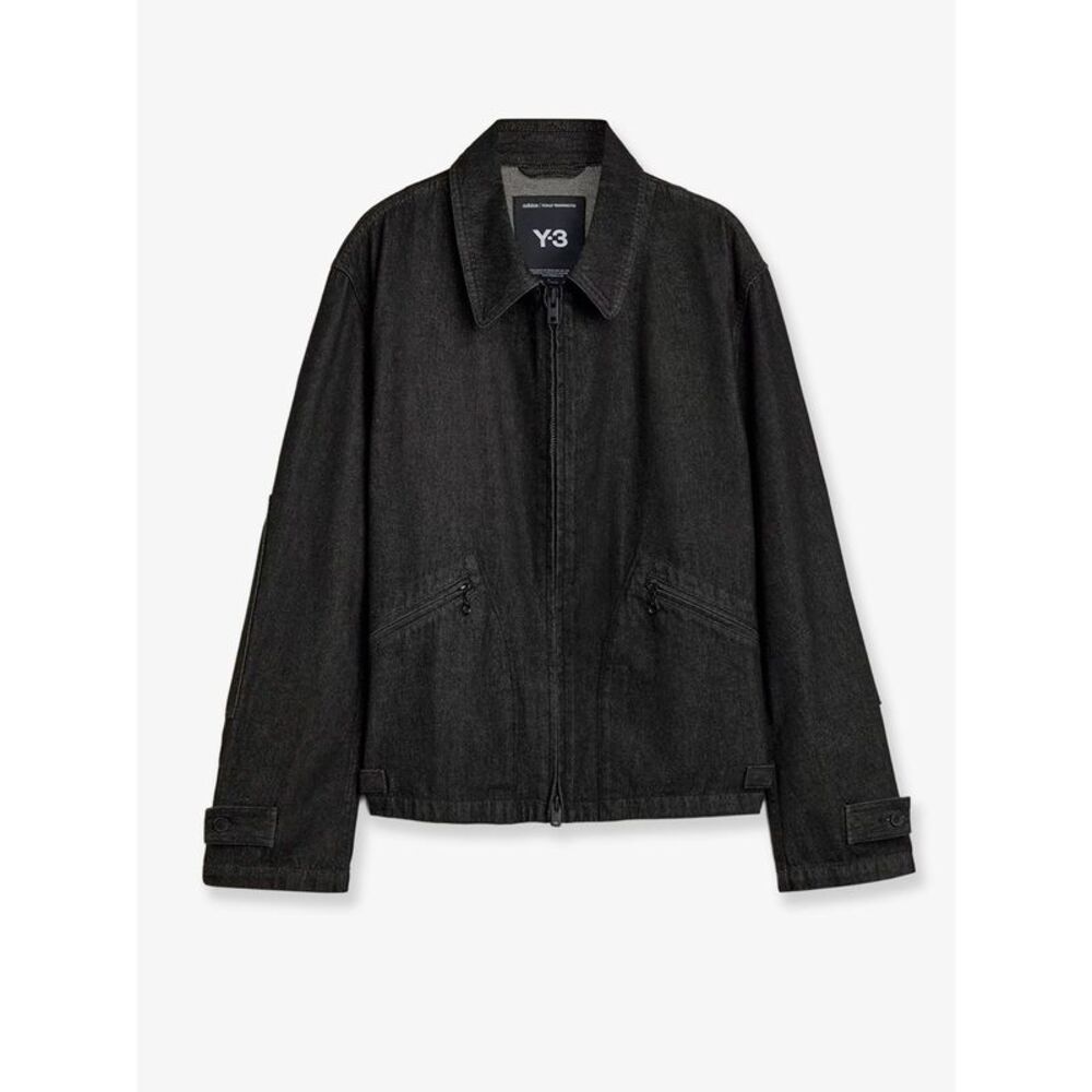 Adidas Y-3 Men Black Denim Jacket